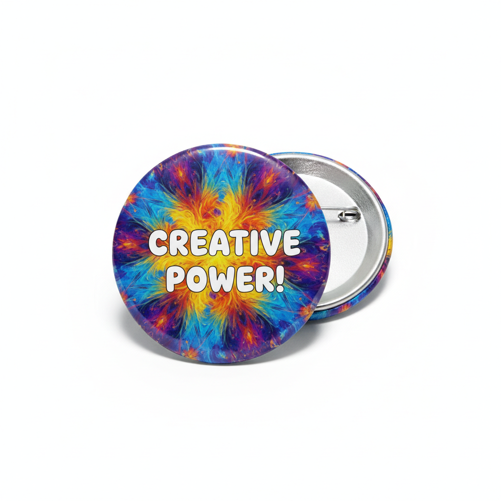 3" button
