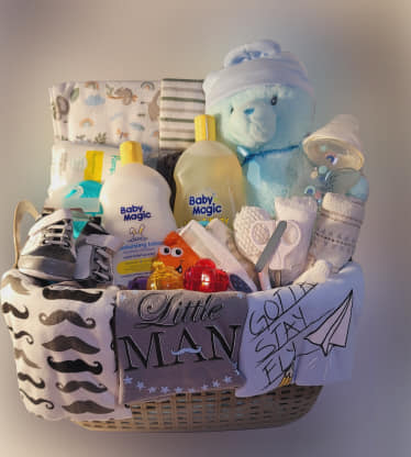 Baby Boy Gift Arrangement