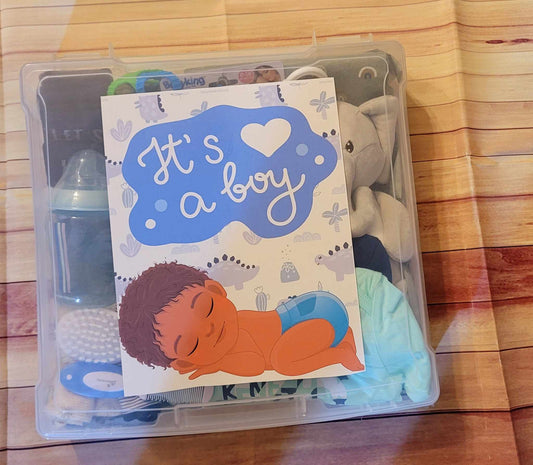 Customized Baby Boy Keepsake Gift Box