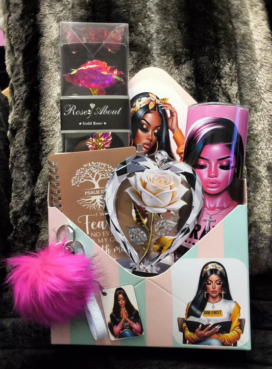 Custom-Made Gift Arrangement – God First, She Shines #2