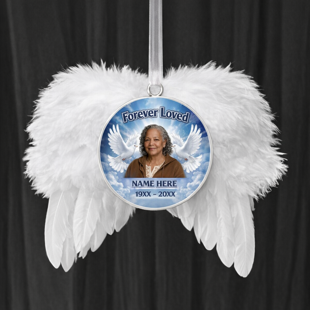 Memorial Angel Wing Ornament