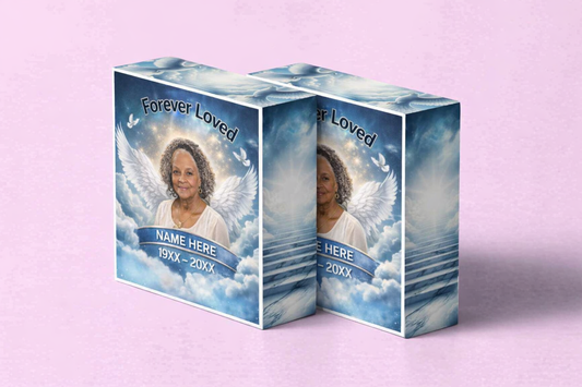 Memorial Double Keepsake Box Mockup
