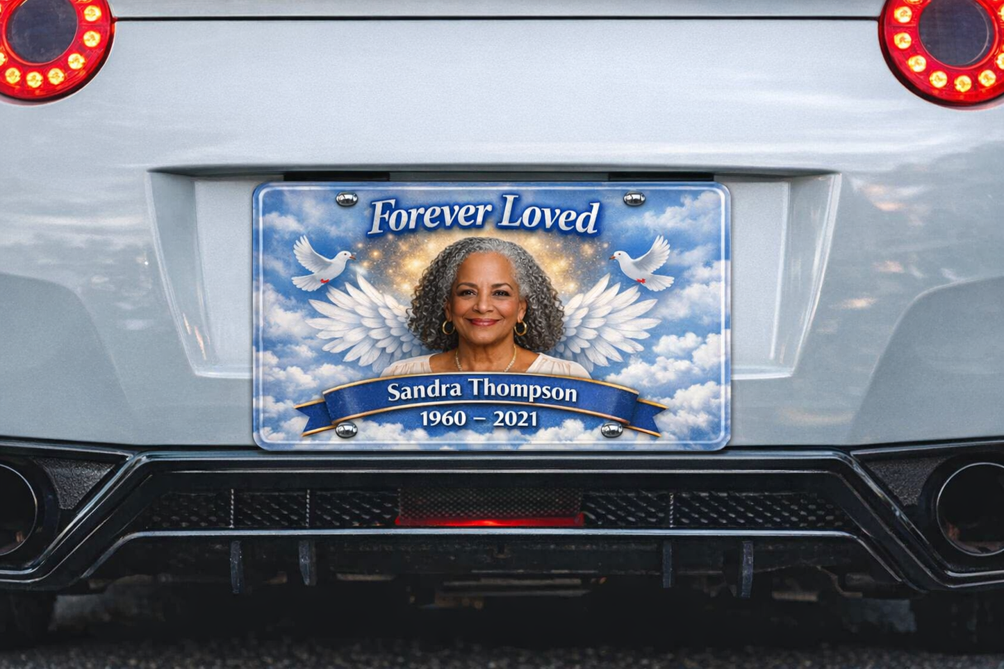 Memorial License Plate