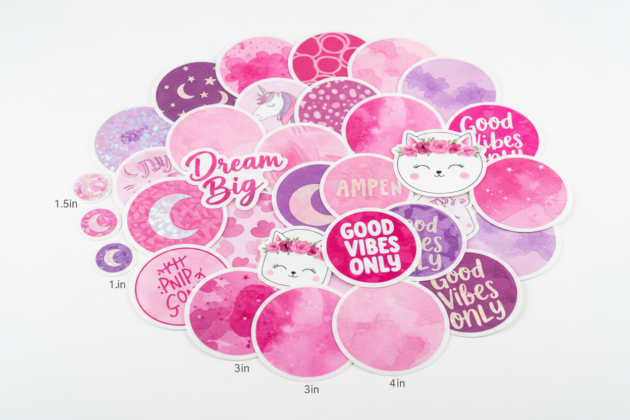Custom stickers assortment