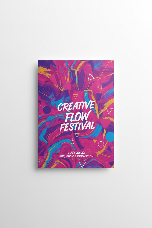 5x7 inch custom flyer sample