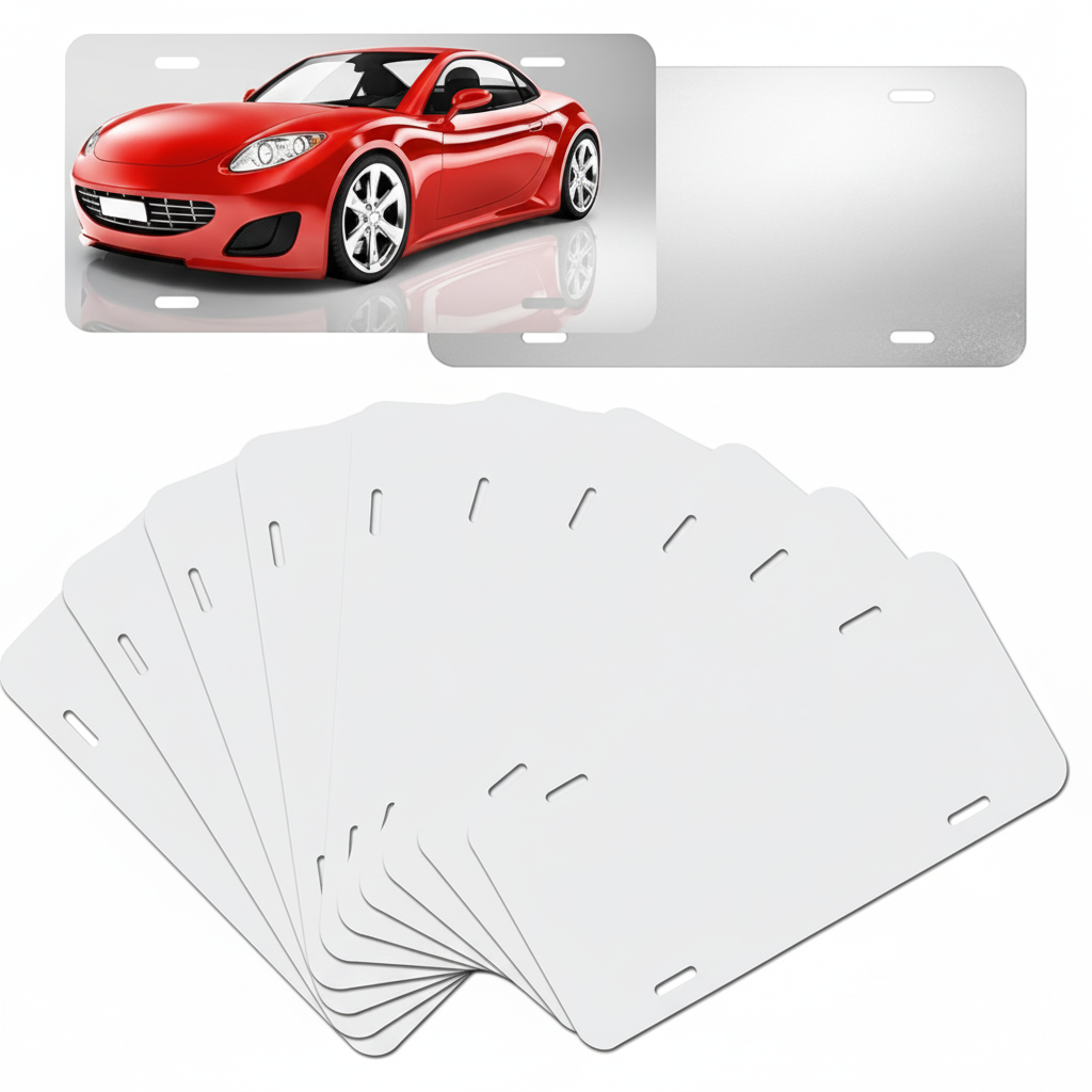 License Plate Product Photo Clean