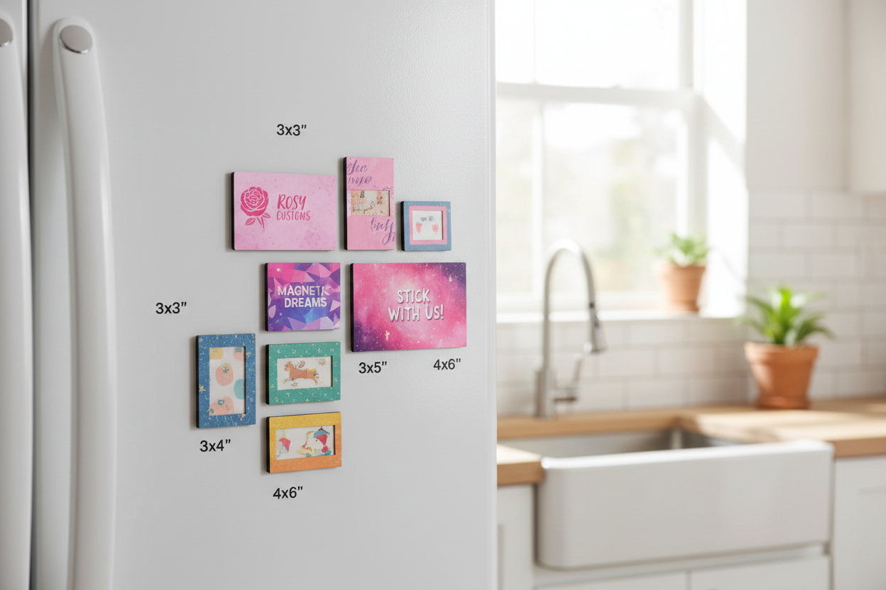 Magnets collection on fridge