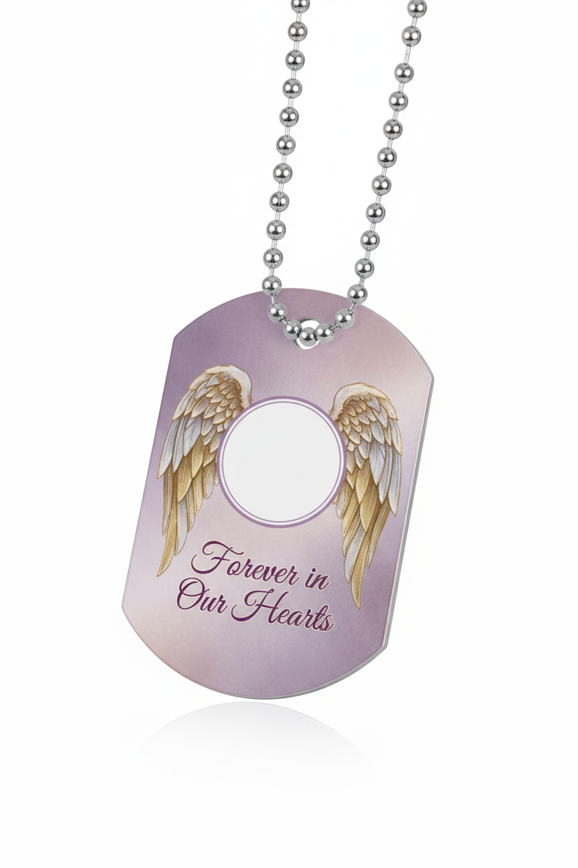 Memorial Dog Tag Necklace